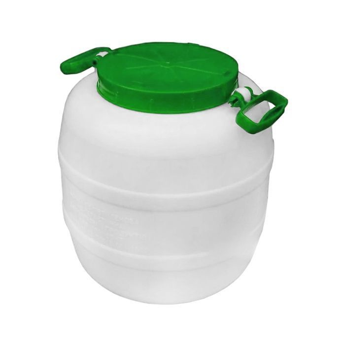 Бочка пластиковая с крышкой 30 л пищевая диаметр горловины 195 мм ...