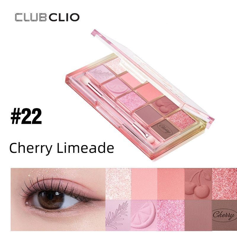 CLIO, палетка теней для век тон 22 cherry limeade #1