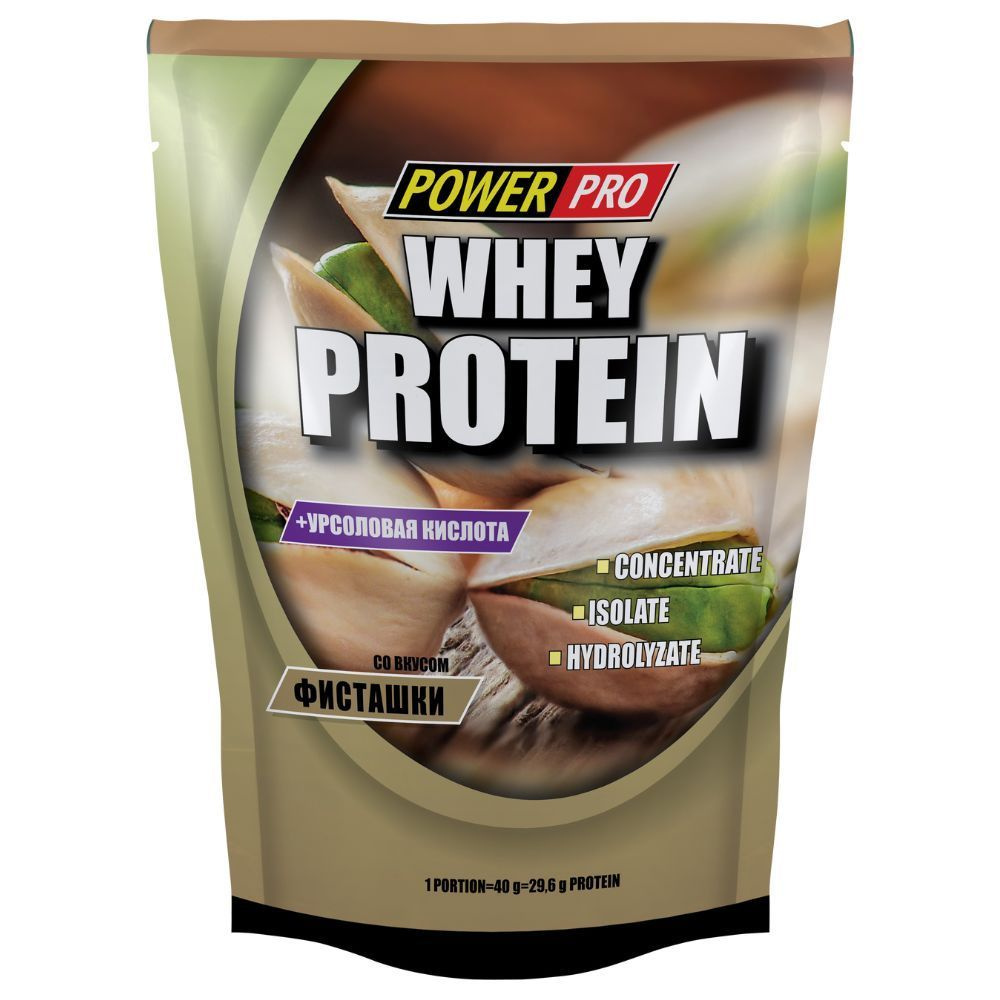 Сывороточный протеин с изолятом Whey Protein со вкусом фисташка, 1кг