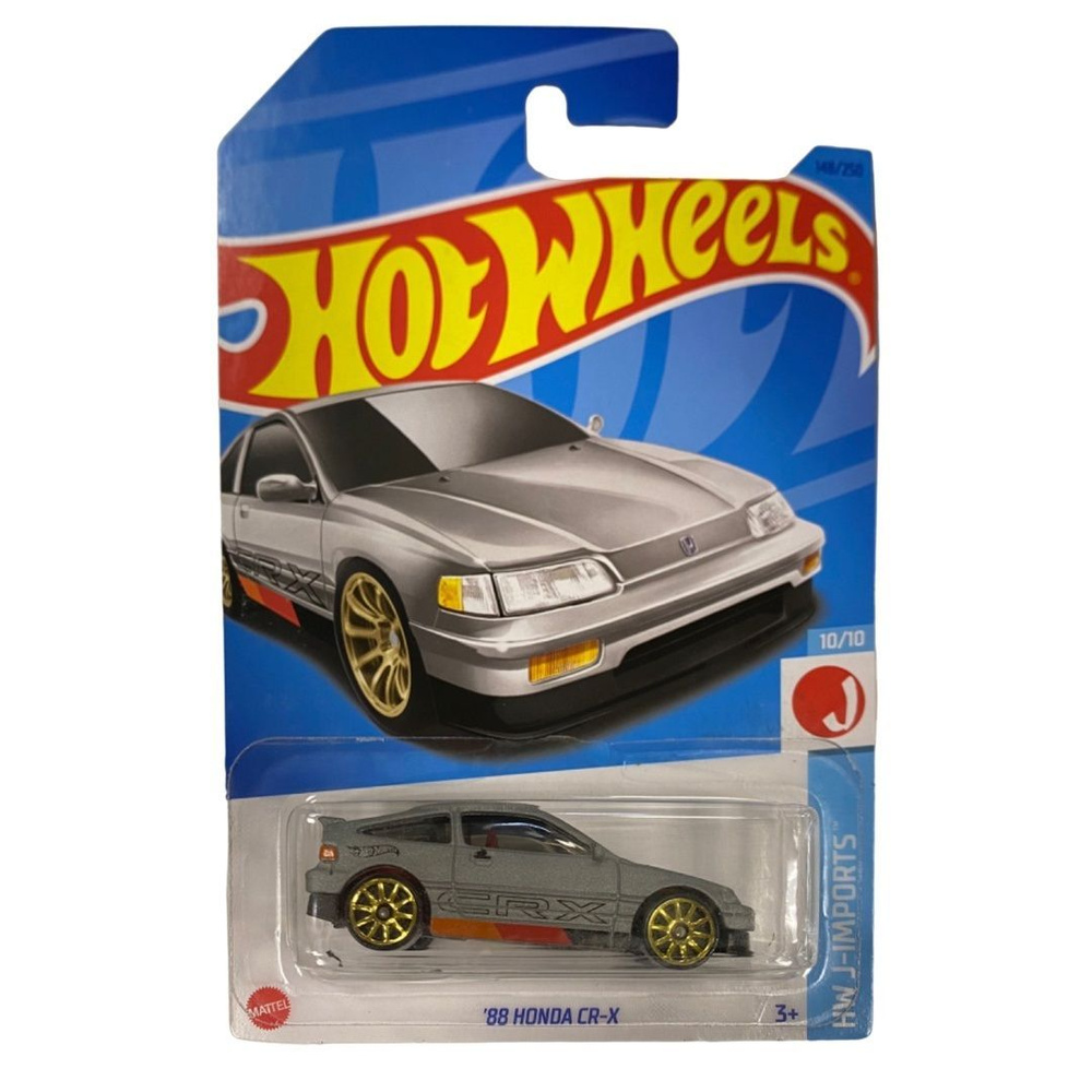 Hot Wheels металлическая, коллекционная в масштабе 1:64 88 HONDA CR-X -  купить с доставкой по выгодным ценам в интернет-магазине OZON (1241750837)