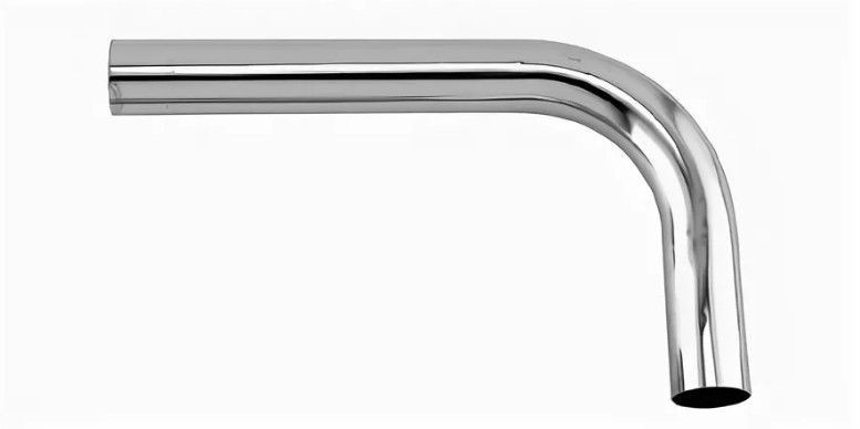 Труба сливная для сифона, 32x220х680 мм, 90*, хром - купить по выгодной ...