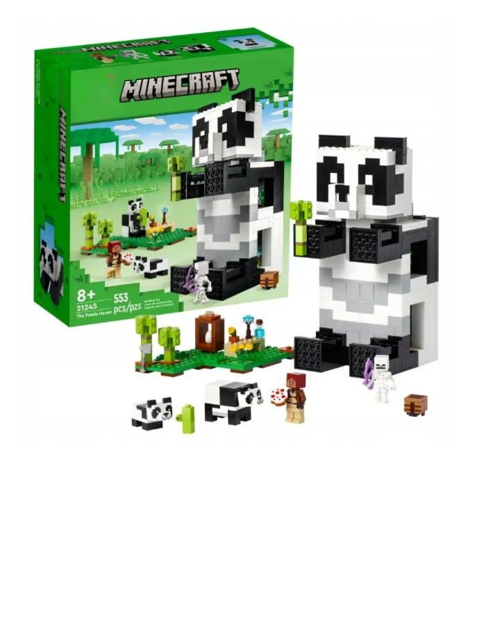 Конструктор Minecraft Дом панды Майнкрафт 553 дет #1