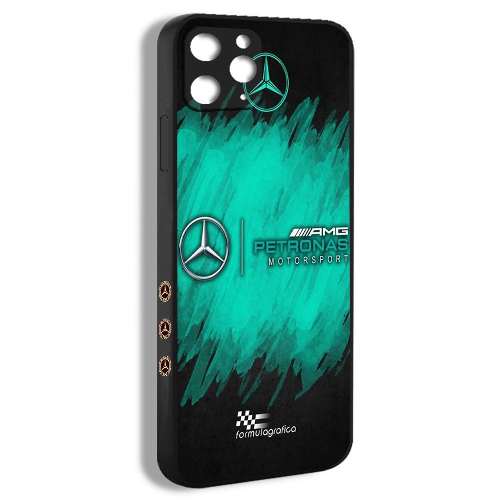 чехол для смартфона Подходит для iPhone 11 pro Mercedes AMG f1 w13 обои  ULU27 - купить с доставкой по выгодным ценам в интернет-магазине OZON  (1248351671)