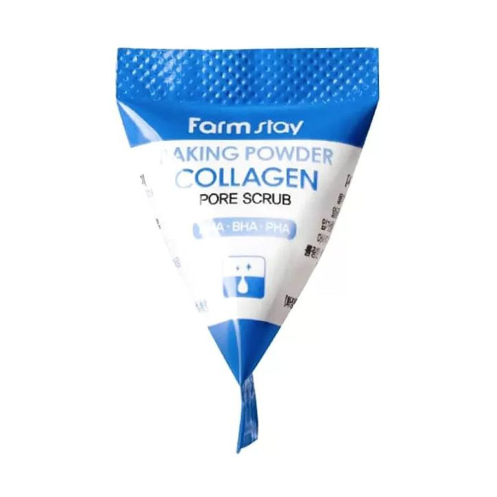Скраб в пирамидках для очищения пор с содой и коллагеном FarmStay ...
