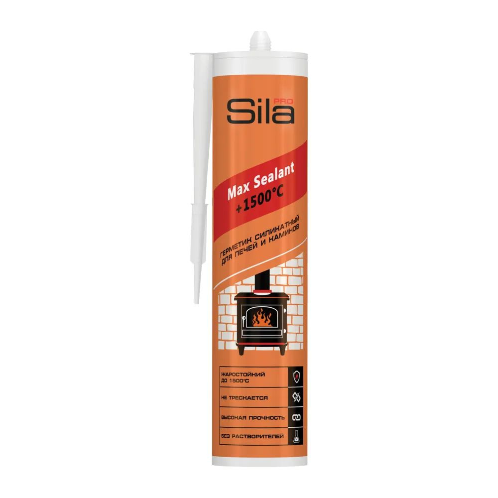 Герметик для печей Sila PRO Max Sealant +1500, 280 мл SSP15280 #1