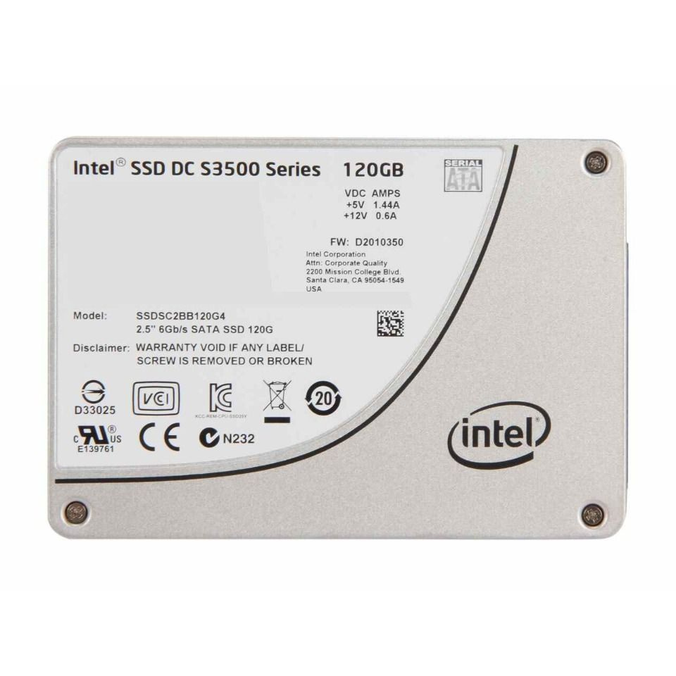 120 ГБ Внутренний жесткий диск Intel DC S3500 SSDSC2BB120G401 ...