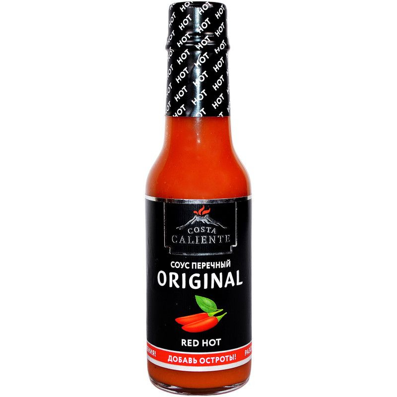 Соус Costa Caliente Red Hot перечный красный острый, 90мл - купить с ...