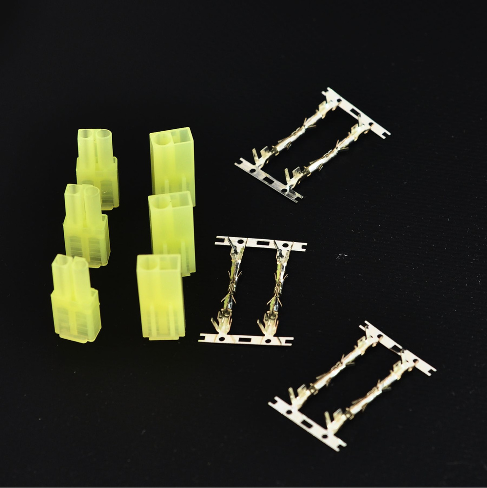 Разъемы силовые mini Tamiya мини Тамия (пара, папа+мама)mini Tamiya / 3 ...