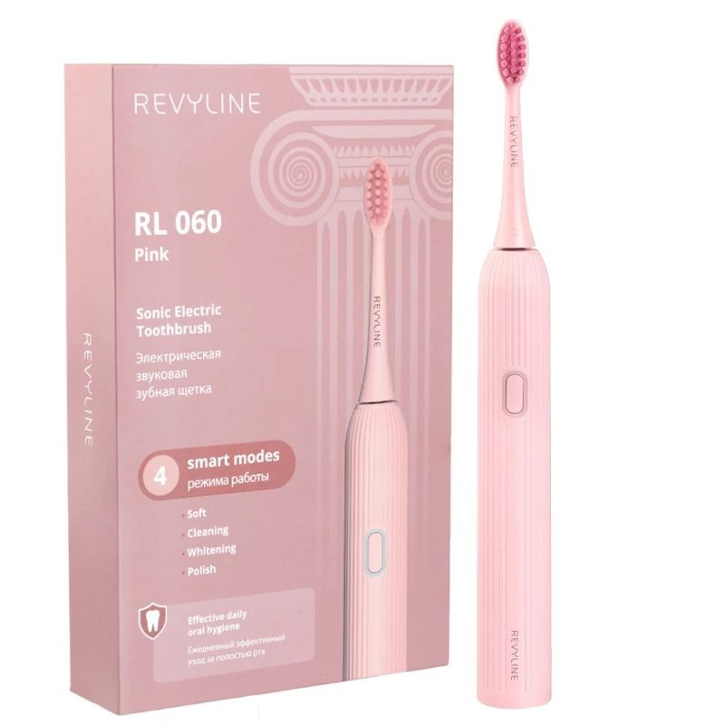 Revyline rl 060. Звуковая зубная щетка revyline rl 040. reviline rl 050. электрическая зубная щетка в розовой коробке. revyline набор зубных щеток.