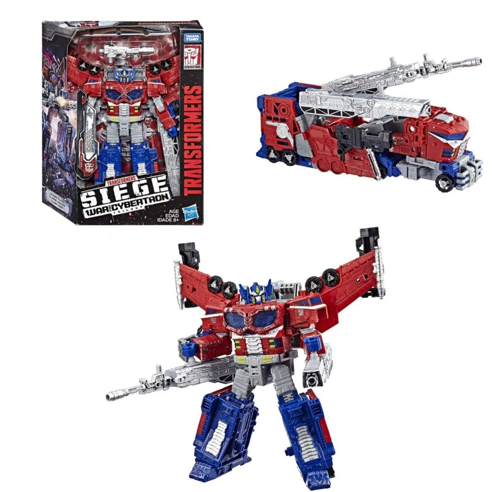 Трансформеры Hasbro Игрушка Transformers Siege War For Cybertron Trilogy WFC-S40 Optimus Prime 21+17cm #1