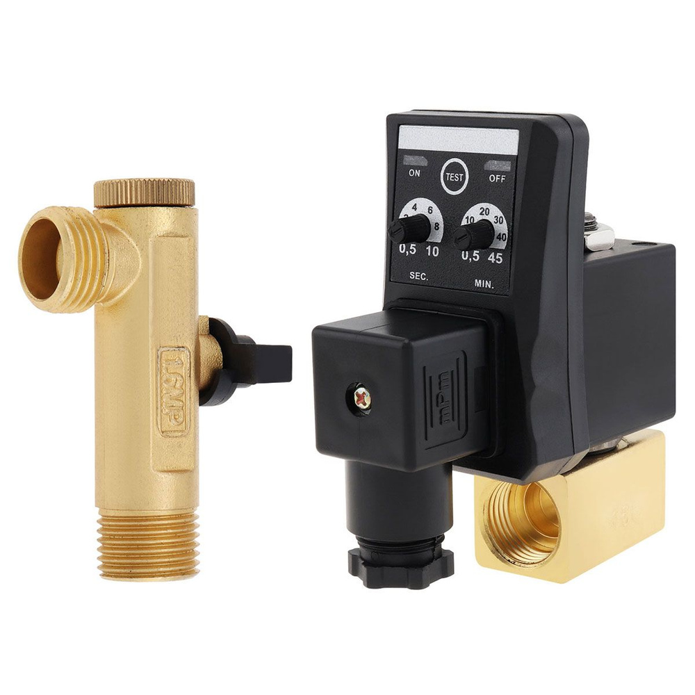 AC 220V G1 / 2 DN15 Электромагнитный клапан, электронный дренажный ...