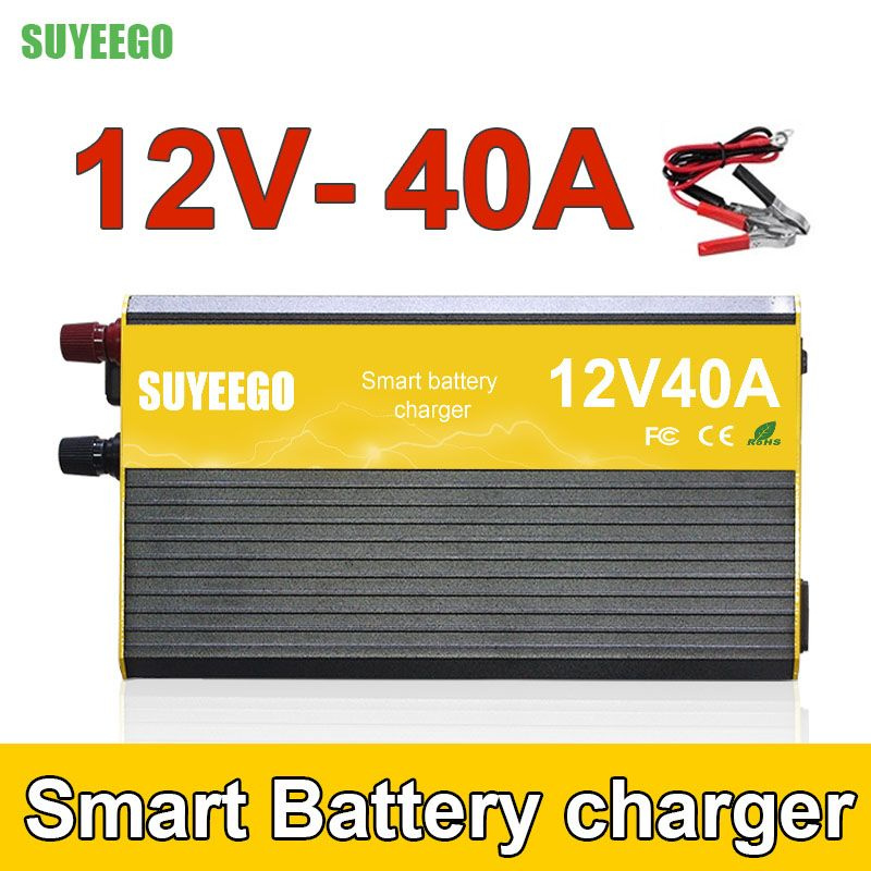 Автомобильное Зарядное Устройство Зарядка Для АКБ 12В/40A, ЗУ Для ...