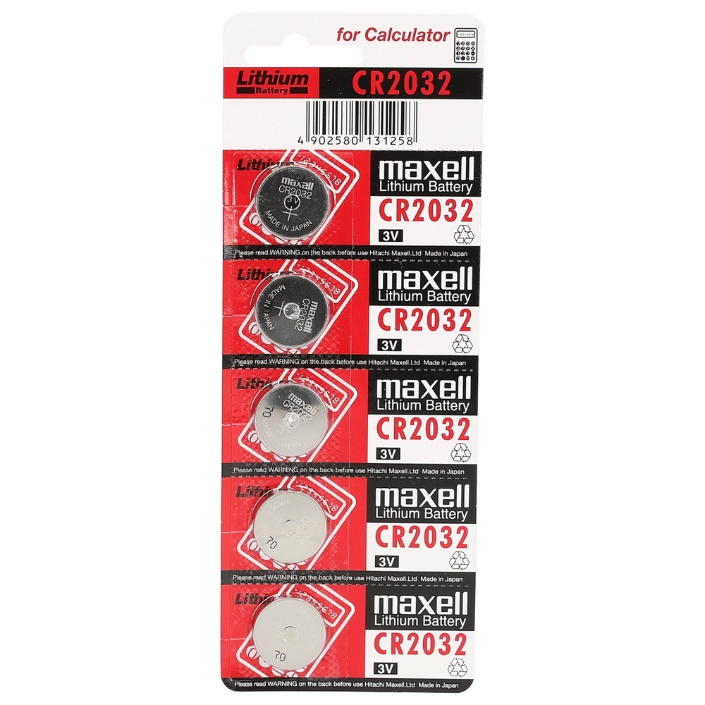 Maxell Батарейка CR2032, 5 шт - купить с доставкой по выгодным ценам в ...