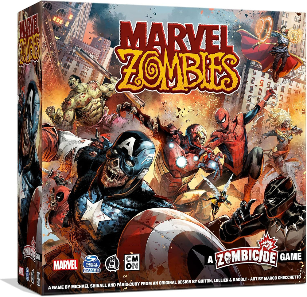 Настольная игра Marvel Zombies A Zombicide Game (Core Box) - купить с  доставкой по выгодным ценам в интернет-магазине OZON (1282887066)