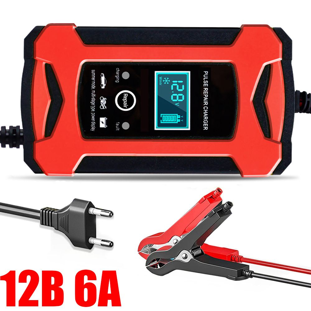 Зарядное устройство для аккумуляторов автомобиля, для авто и мото акб ...