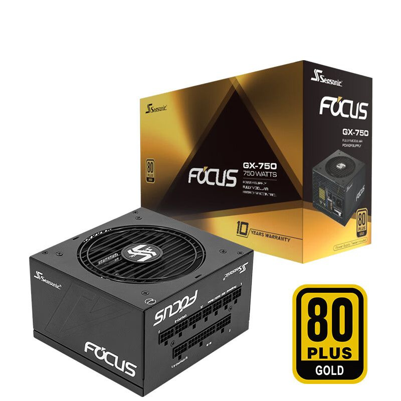Seasonic Блок питания компьютера FOCUS GX-750, 750 Вт (SSR-750FX ...