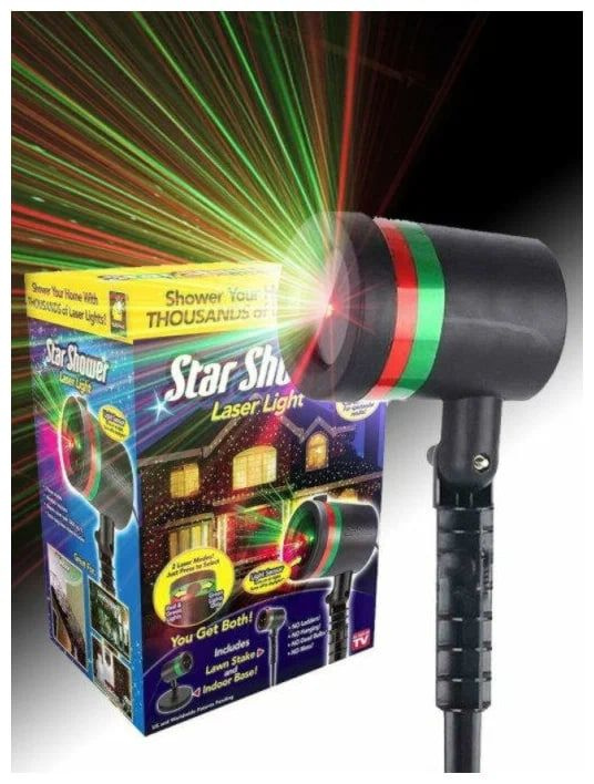 Купить Лазерный проектор Star Shower Lazer Light, От сети 220В по