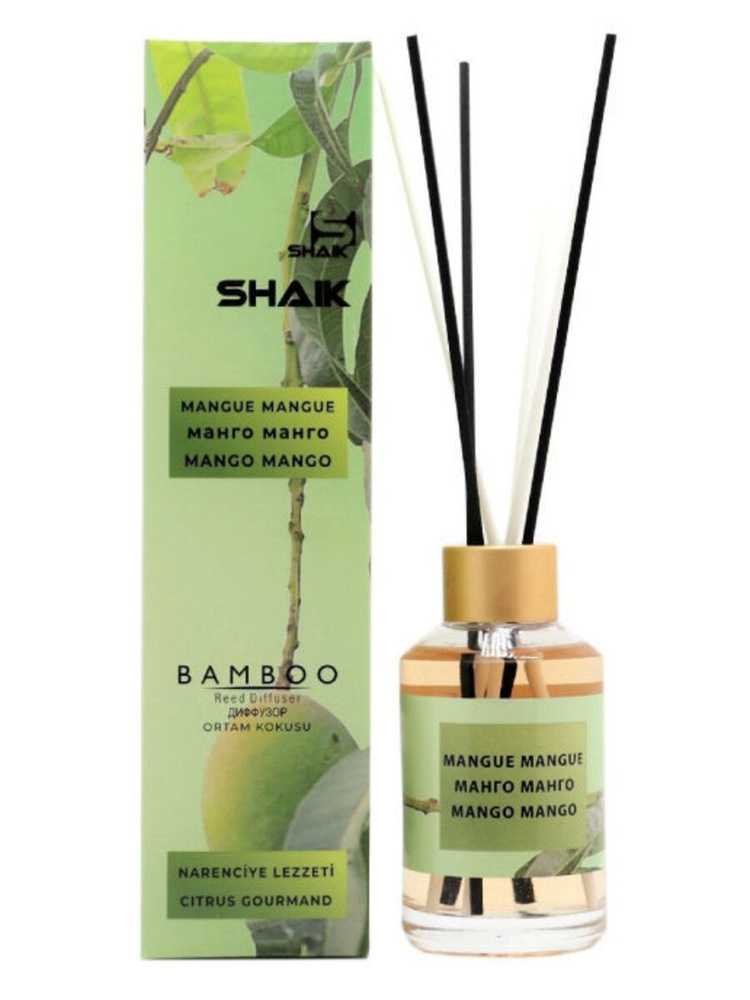 Аромадиффузор с палочками SHAIK Bamboo Манго Манго 100 ml #1