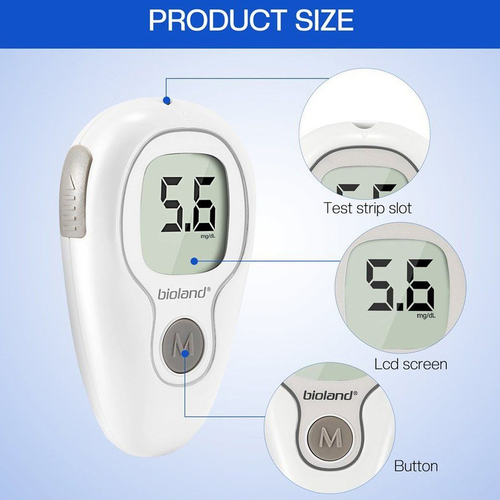 biolandG-425-3-Система контроля уровня глюкозы в крови (глюкометр ...
