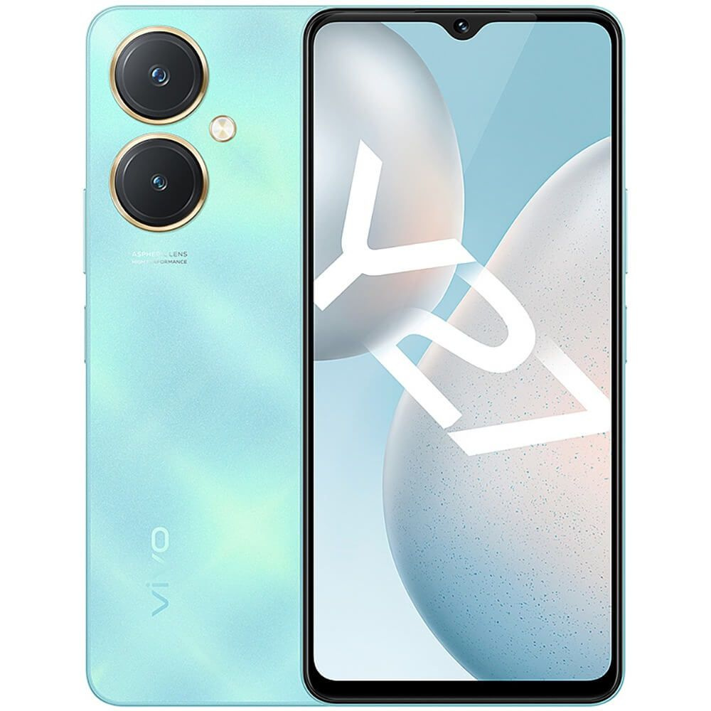 Vivo Смартфон Y27 Ростест (EAC) 6/128 ГБ, бирюзовый