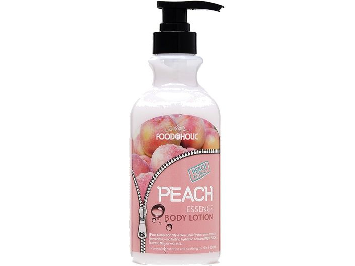 Лосьон для тела с экстрактом персика FoodaHolic Peach essence body lotion  #1