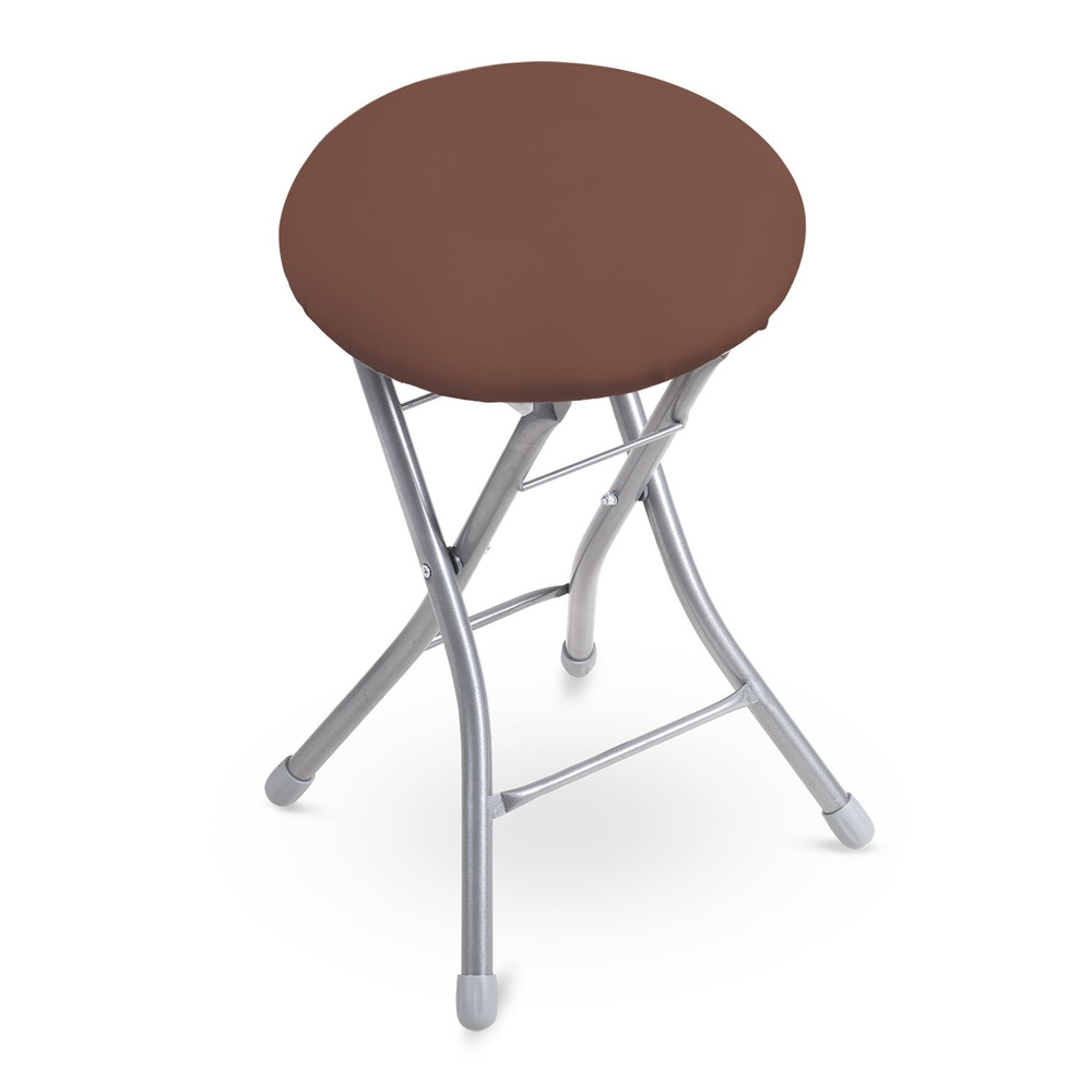 Табурет складной обивка искусственная кожа слоновая кость ...