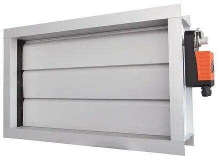 Воздушный фильтр-бокс (корпус) Airone КВАЛ 400x200 с приводом FSA 230В ...