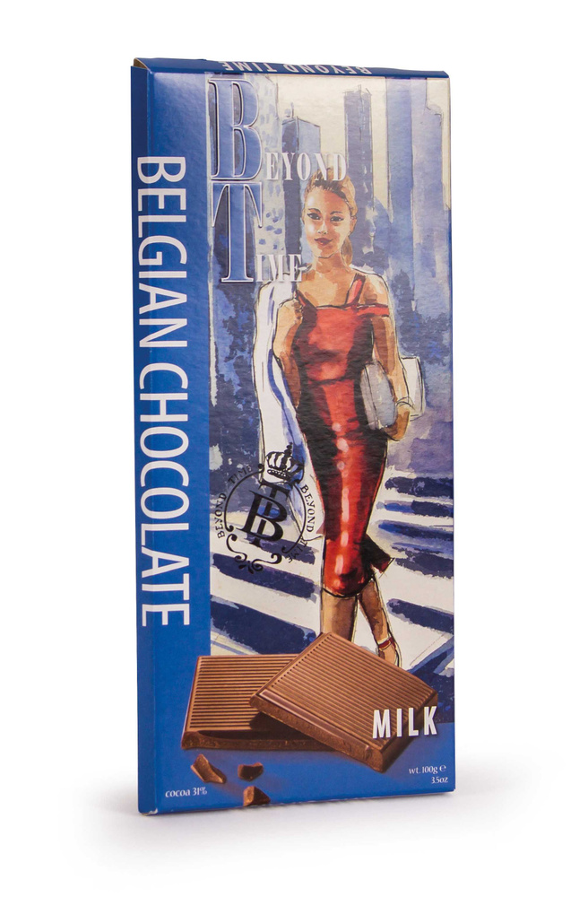 Шоколад Beyond Time молочный Бельгия, 100 г #1