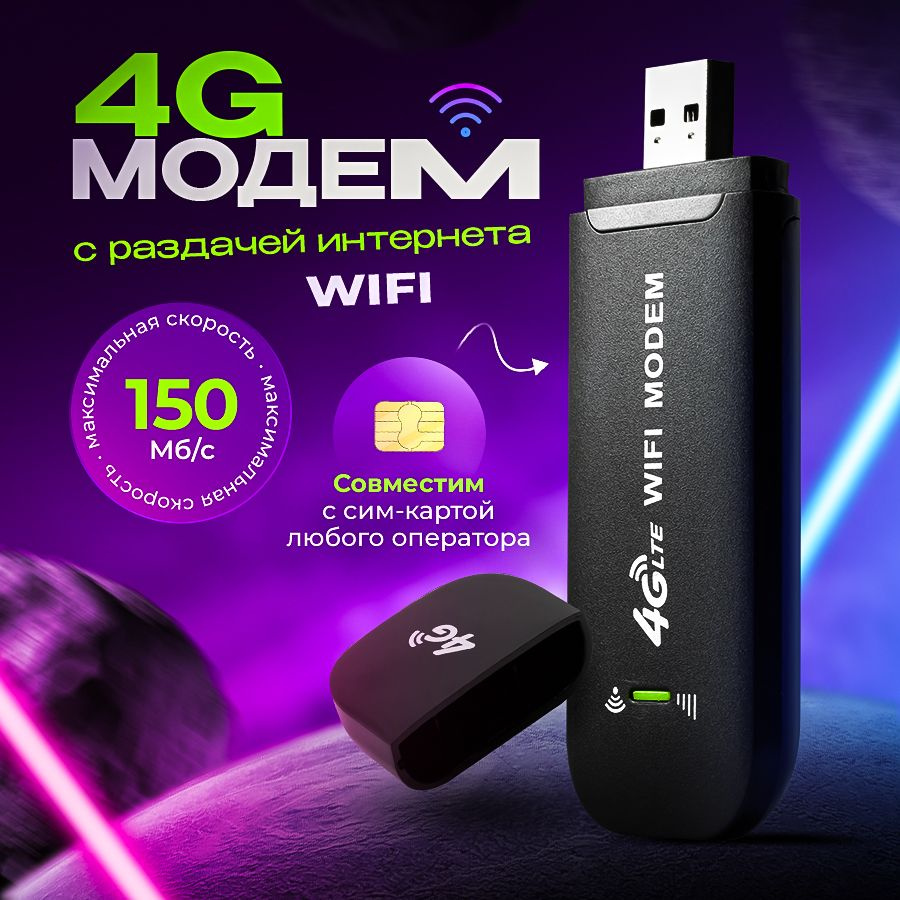 Модем 4g, wifi адаптер для компьютера, роутер wifi