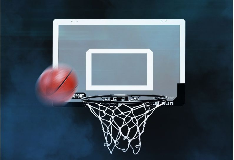 Мини-баскетбольное кольцо с мячом - купить с доставкой по выгодным ...