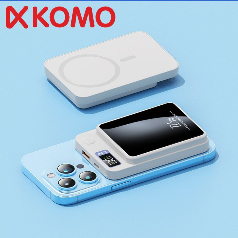 Magnetic Внешний аккумулятор 5000mAh 10000mAh KOMO Подходит для iphone Android  #1