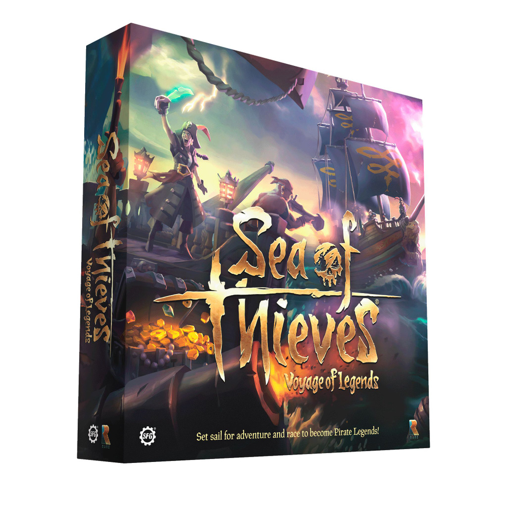 Настольная игра Sea of Thieves: Voyage of Legends Board Game (на  английском) - купить с доставкой по выгодным ценам в интернет-магазине OZON  (1350539882)