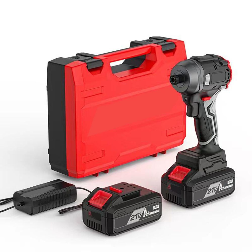 Аккумуляторный ударный гайковерт, 21 В, максимальный крутящий момент ...