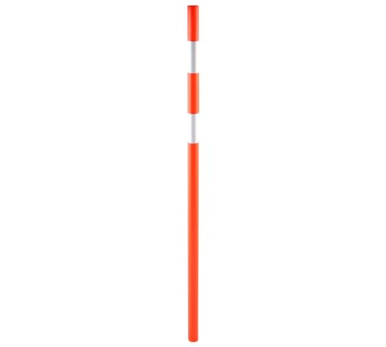 Протэкт Веха пластиковая с 2-мя с/о лентами высота 1,2м, Оранжевый ВП 1,2  #1