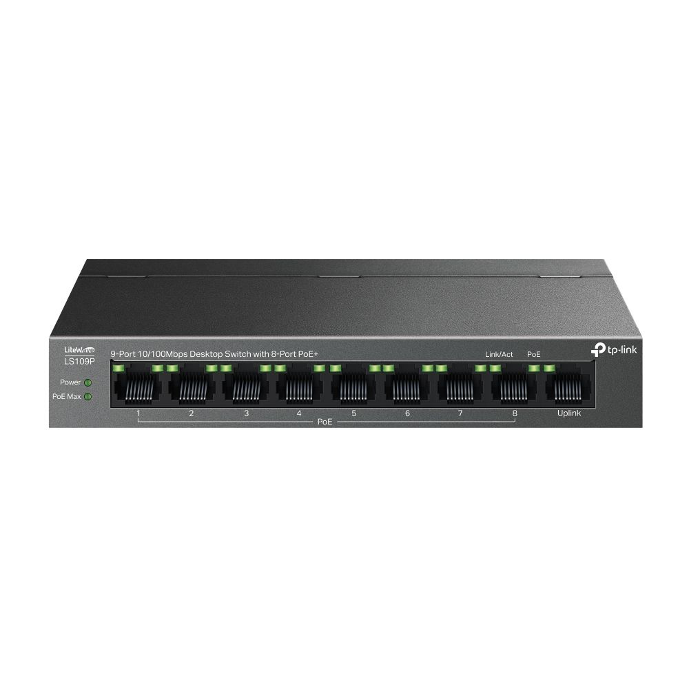 Коммутатор TP-Link LS109P - купить по выгодной цене в интернет-магазине ...