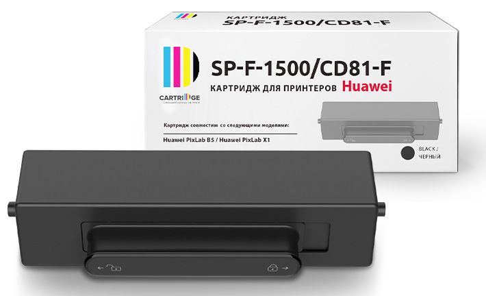 Тонер картридж F-1500/CD81-F 1,5k совместимый лазерный для Huawei PIXLAB X1/ PixLab B5 черный с чипом #1