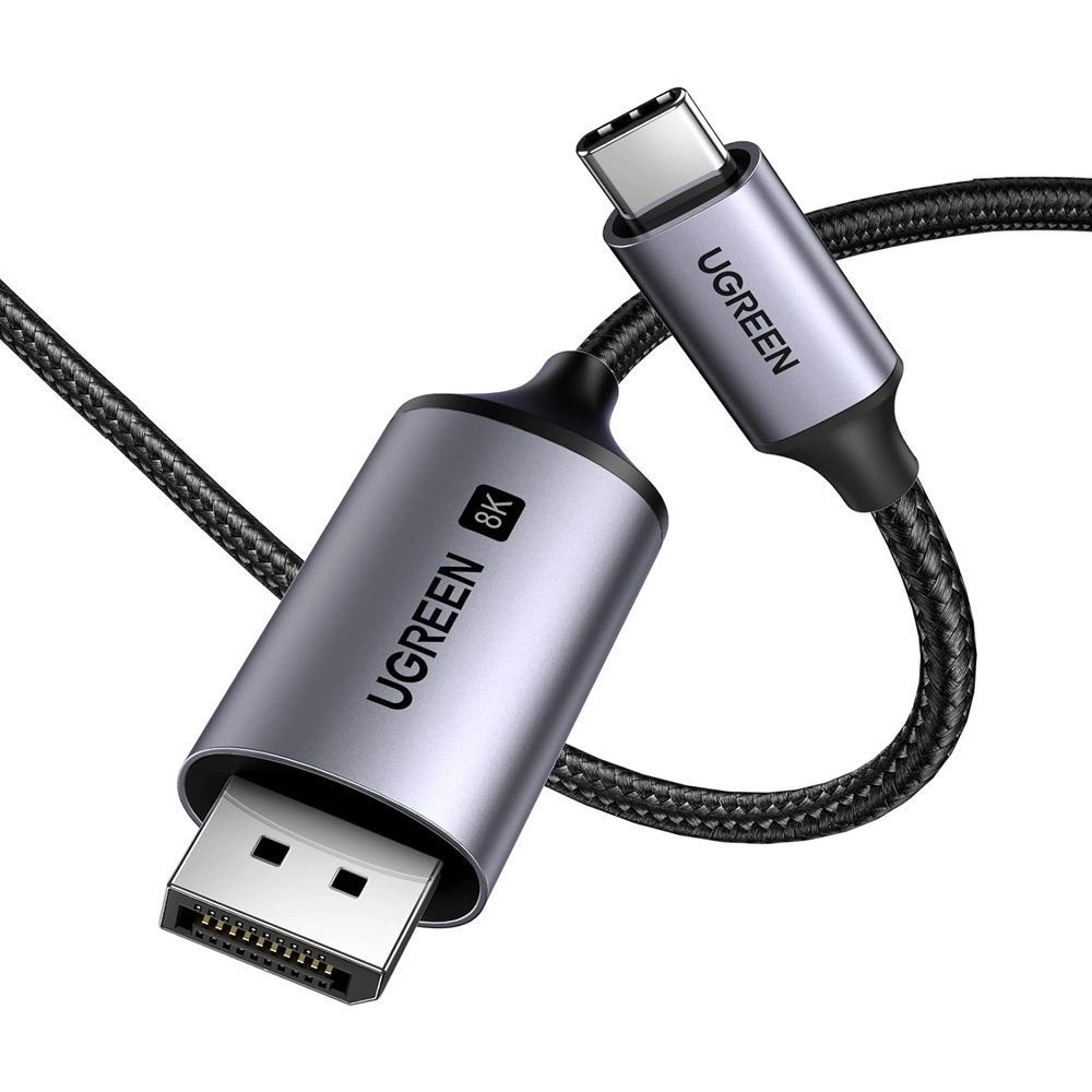 Ugreen Кабель для компьютерной периферии USB Type-C/DisplayPort, 2 м, черный #1