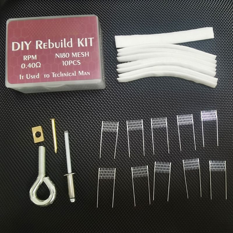 1 Комплект DIY Rebuild Kit для катушки RPM VM1 0.3ohm 0.4ohm 0.6ohm Сменная Катушка Mod Ni80 Mesh Практичные #1