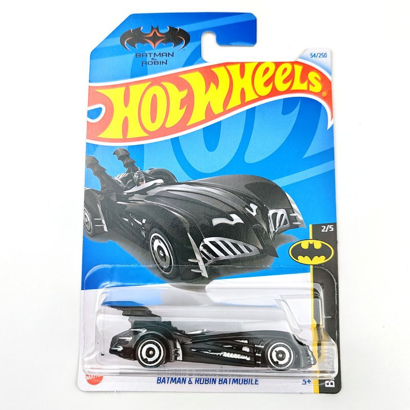 Машинка коллекционная Mattel Hot Wheels 2024 BATMAN & ROBIN BATMOBILE #1