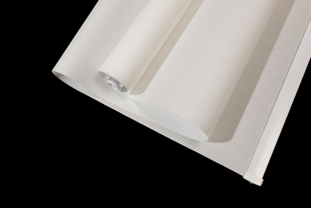 Рулонная штора RolisBlinds белая 60X130. #1