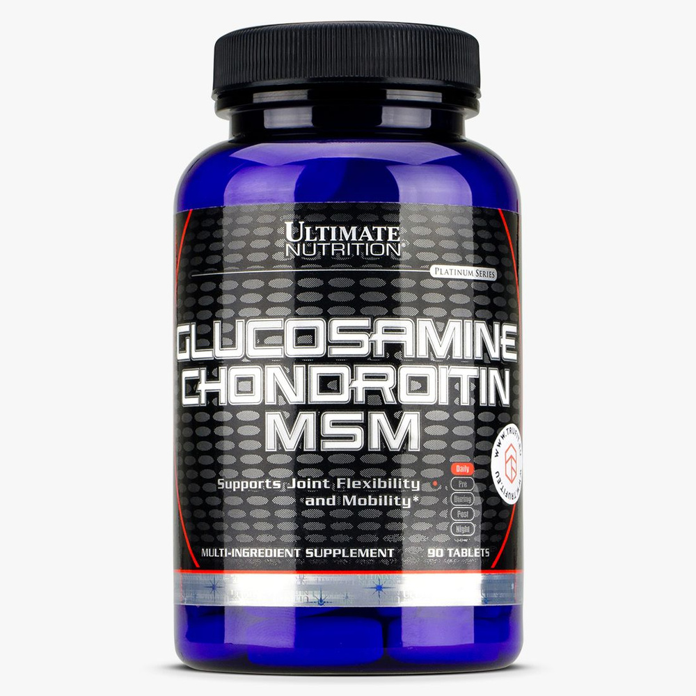 Ultimate Nutrition Glucosamine & Chondroitin & MSM 90 таблеток - купить ...