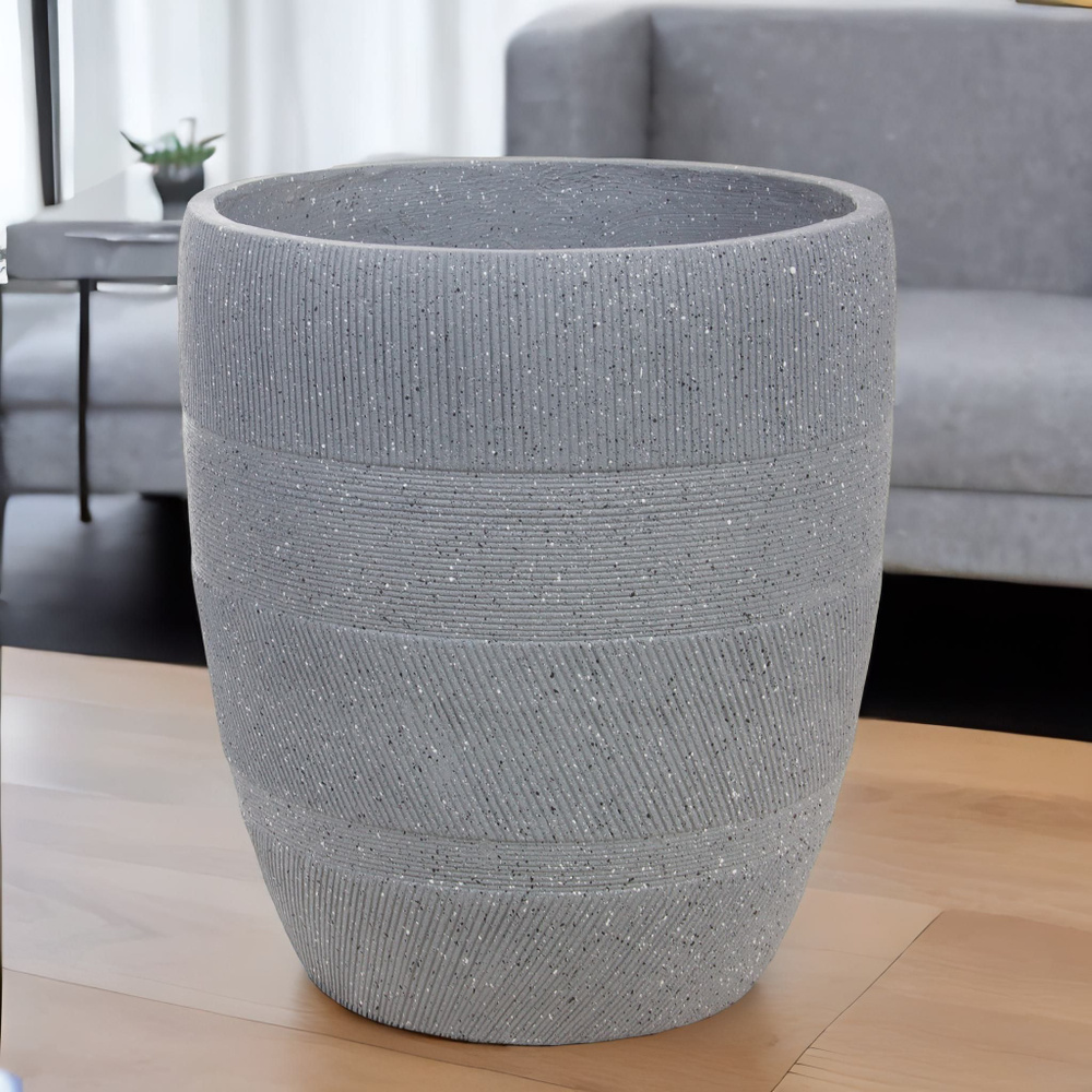 Кашпо для цветов напольное высокое уличное файберклэй Nobilis Marco ...