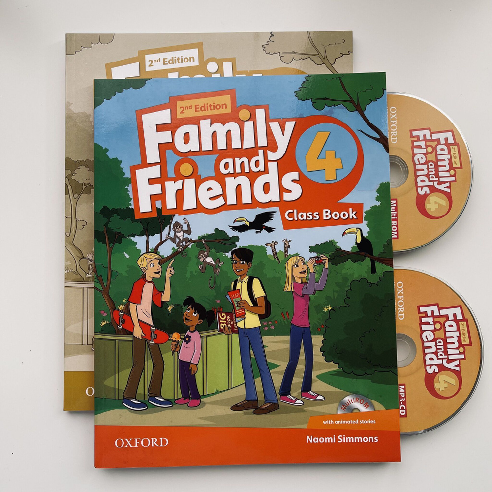 Family and Friends 4. Class Book + Workbook + DVD | Tamzin Thomson ...