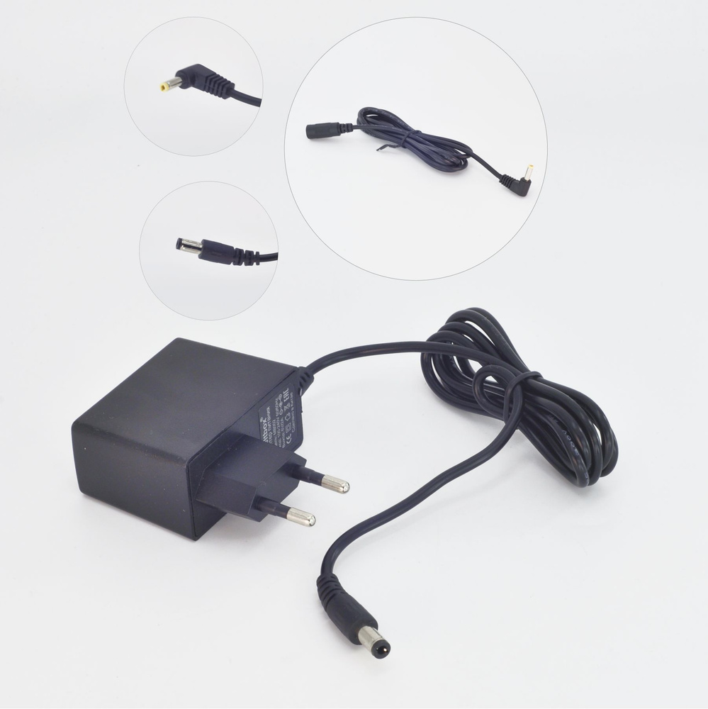 Сетевой адаптер питания 6V 2А (5.5x2.5 мм) с кабелем - переходником 1.5 ...