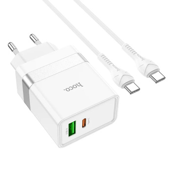 Cargador De Pared USB-C 30W Hoco C112A - B·Great