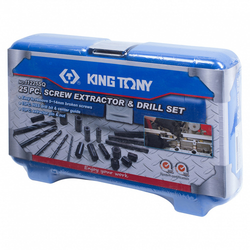 Набор экстракторов и свёрел, 25 предметов KING TONY - купить по ...