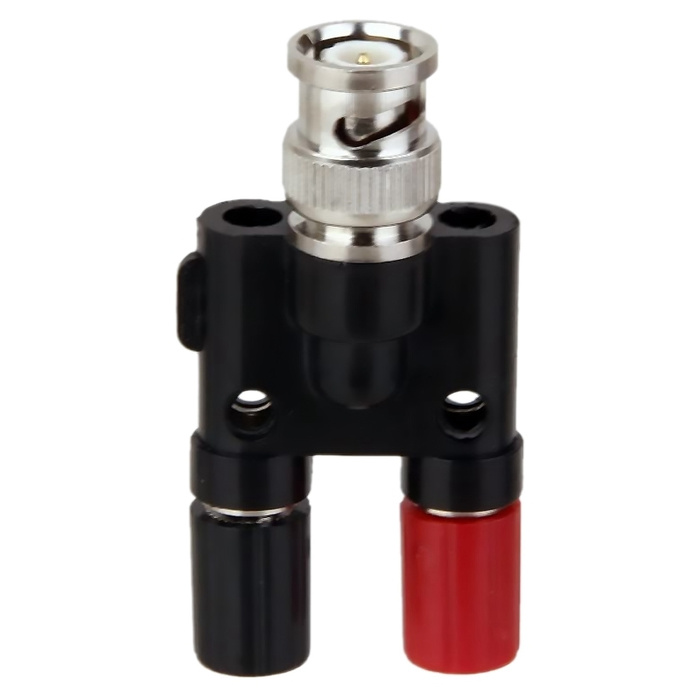 Штекер BNC 4 мм разъем-банан Разветвитель Разъем BNC штекер на 2 x 4 мм ...