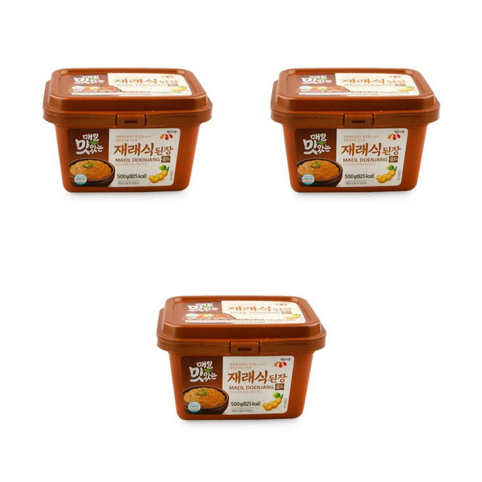 Соевая паста Maeil Doenjang Soybean Paste Денджянг 500 г, 3 шт - купить ...