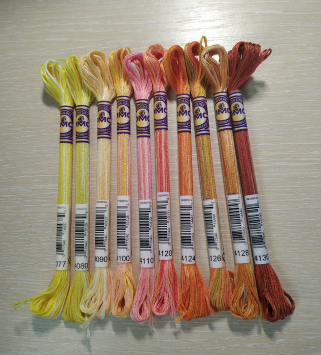 Нитки для вышивания DMC Color набор 10 шт - купить с доставкой по ...