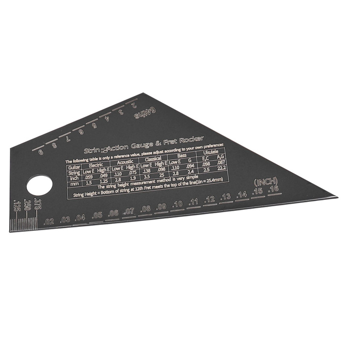 Инструмент для выравнивания ладов Гитара Басовая шея Измерительная ...